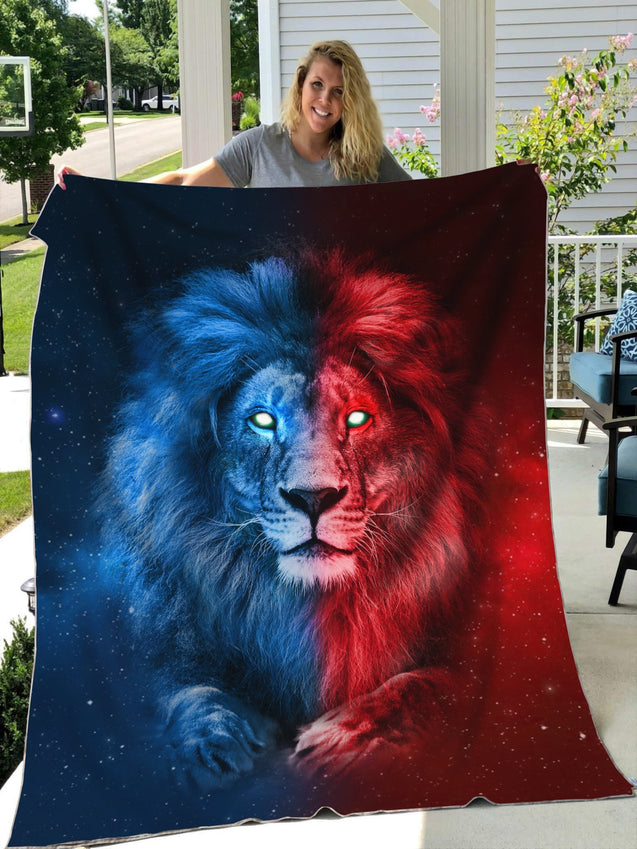 Lion 3D All Over Printed Blanket