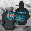 RapaQ In My Heart Polynesian Hoodie Special Version A-Apparel-Khanh Arts-Zipped Hoodie-S-Vibe Cosy™