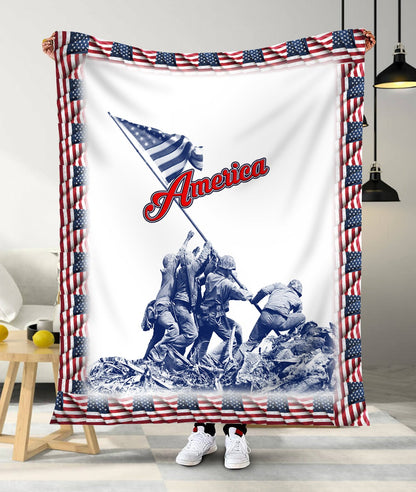 American 3D All Over Printed Blanket