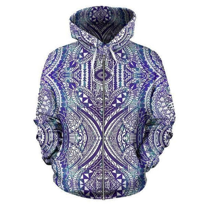 Polynesian Tribal Hoodie 02 - AH - J4-ALL OVER PRINT HOODIES (P)-Phaethon-Hoodie-S-Vibe Cosy™