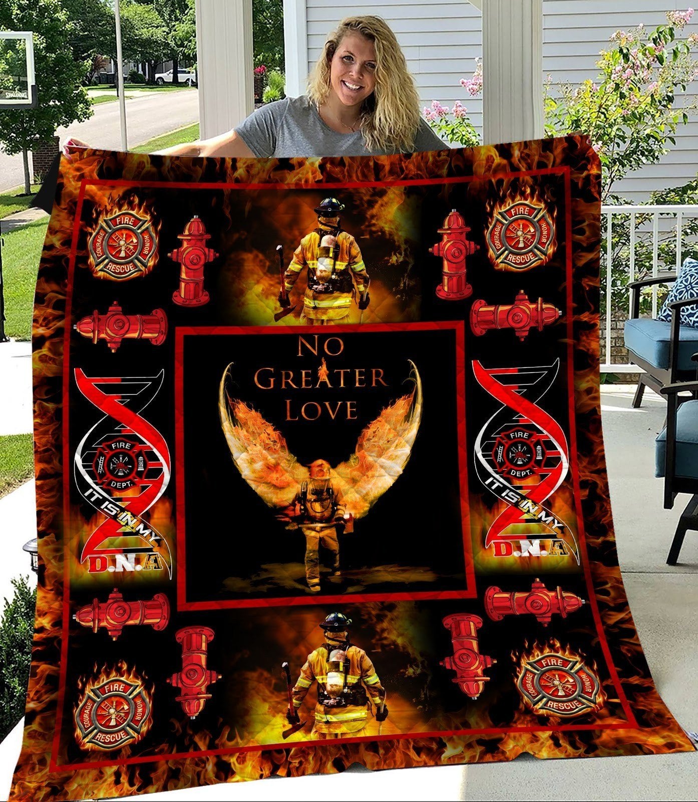 Premium Firefighter Quilt