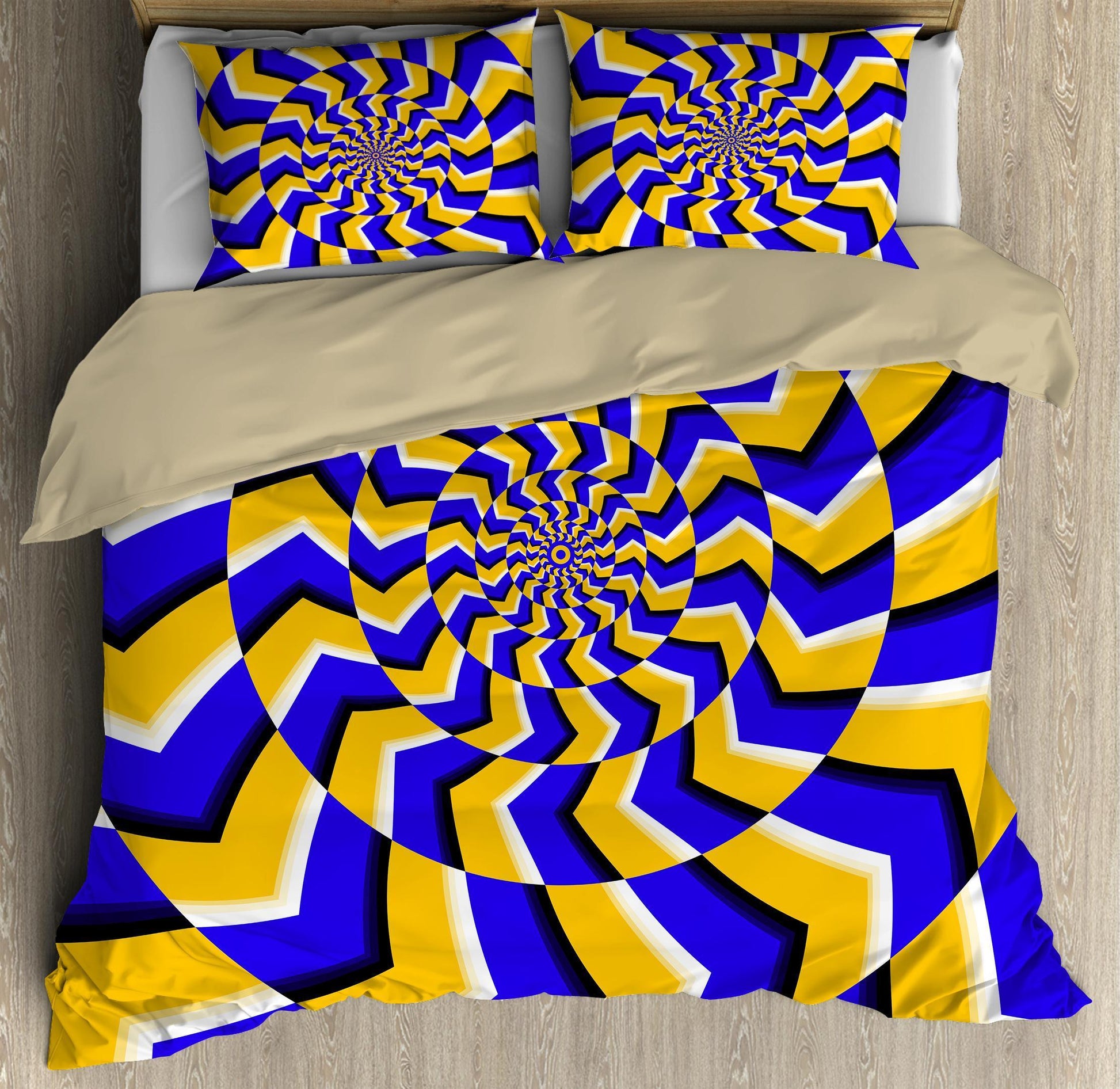 Psychedelic Circle Hippie Bedding Set DQB07152003-TQH-BEDDING SETS-TQH-Twin-Vibe Cosy™