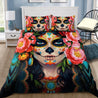 Beautiful Skull Girl Bedding Set DQB07302002-TQH-BEDDING SETS-TQH-Twin-Vibe Cosy™