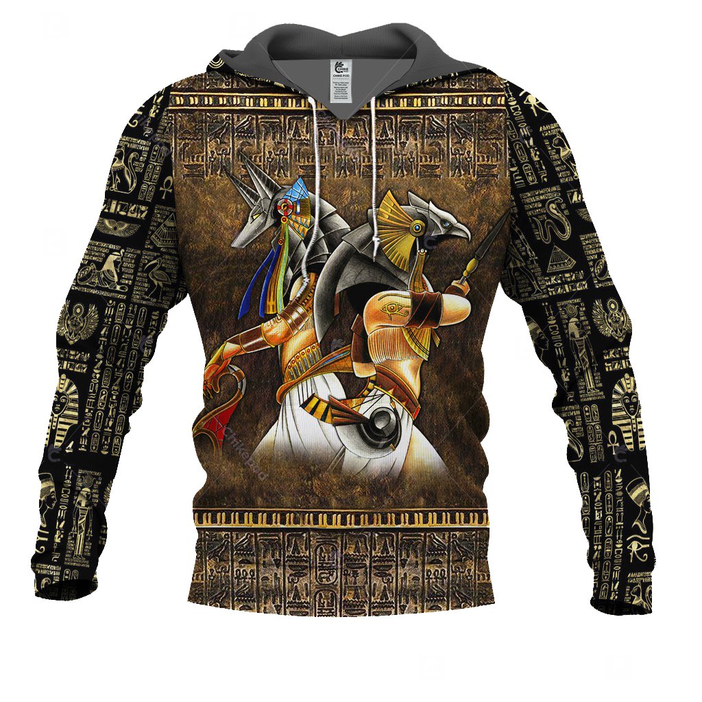 3D All Over Printed Anubis Egypt Hoodie Clothes MP260301-Apparel-MP-Hoodie-S-Vibe Cosy™