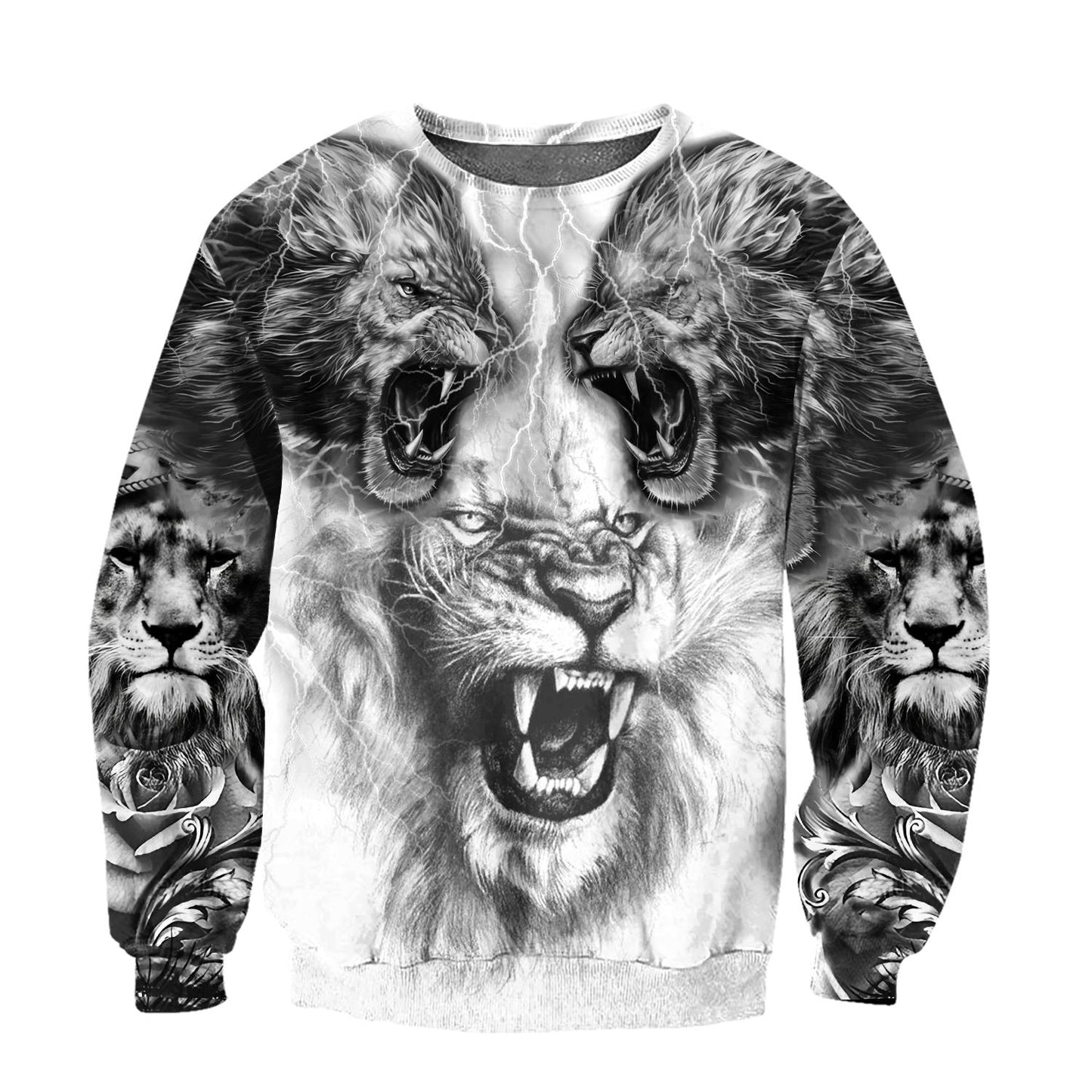 Double Alpha King Tattoo 3D All Over Printed  Unisex Shirts