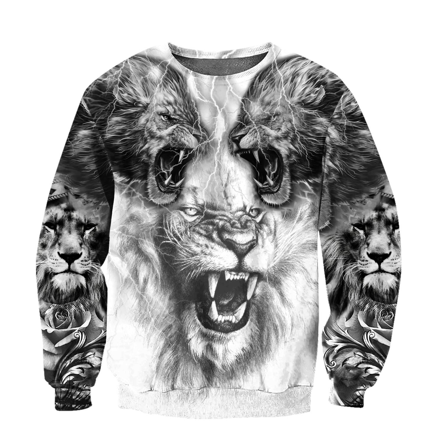 Double Alpha King Tattoo 3D All Over Printed  Unisex Shirts