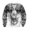 Double Alpha King Tattoo 3D All Over Printed  Unisex Shirts