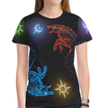 Viking T-shirt - Skoll And Hati Chasing A6-NEW ALL OVER PRINT T-SHIRTS-HP Arts-T-Shirt-4XL-Vibe Cosy™