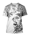 Tattoo Lion Hoodie for  3D All Over Printed  Unisex Shirts