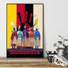 Native American  Indigenous Poster Vertical 3D Printed