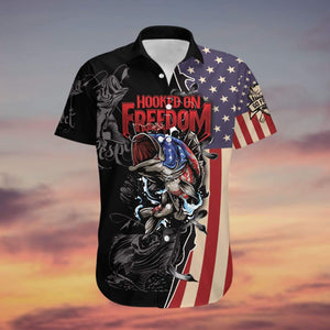 Hooked on freedom Fishing Hawaii Shirt Fishing State