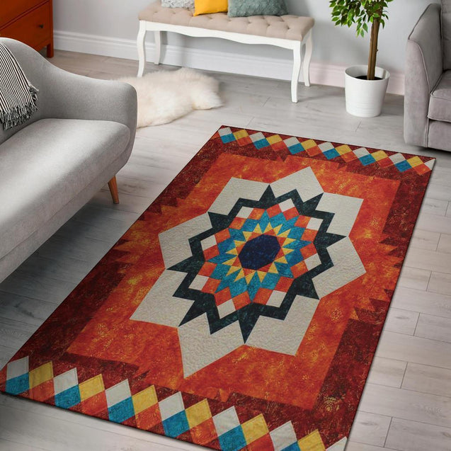 Native American 3D All Over Printed Rug