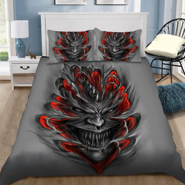 Angry Skulls Bedding Set DQB07182009-TQH-BEDDING SETS-TQH-Twin-Vibe Cosy™