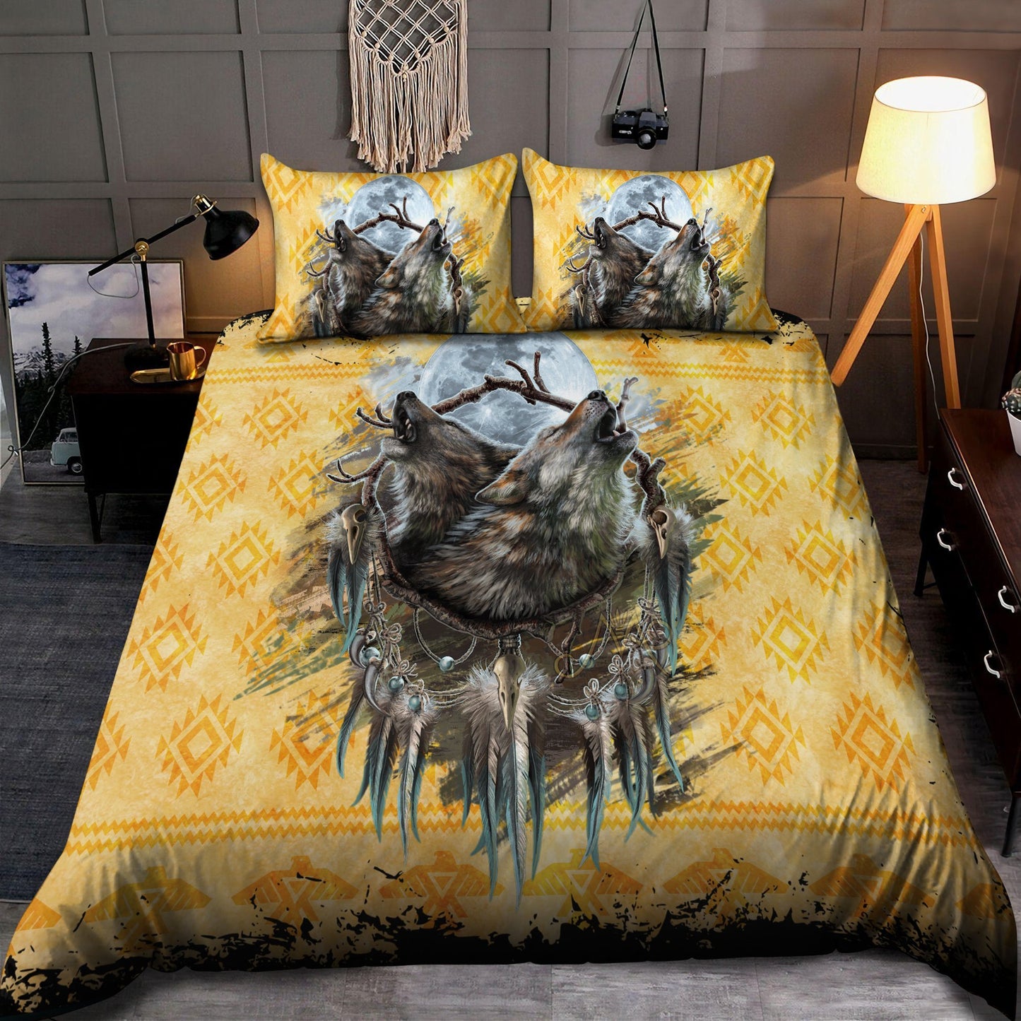 Wolf 3D All Over Printed Bedding Set
