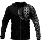Mexican Aztec Warrior 3D All Over Printed Shirts For Men and Women QB07022001-Apparel-TA-Zipped Hoodie-S-Vibe Cosy™
