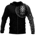Mexican Aztec Warrior 3D All Over Printed Shirts For Men and Women QB07022001-Apparel-TA-Zipped Hoodie-S-Vibe Cosy™