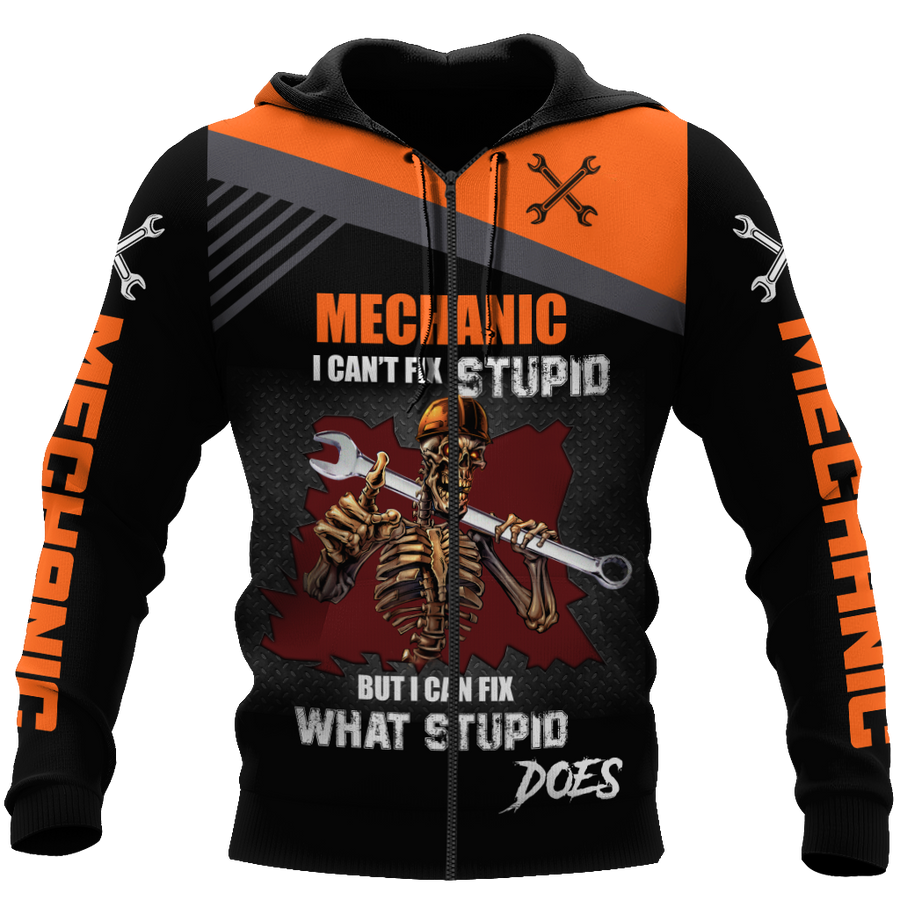 I Can Fix What Stupid Does All Over Printed Mechanic Hoodie For Men and Women DA15102002