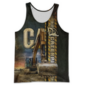 LOVE HEAVY EQUIPMENT 3D ALL OVER PRINTED SHIRTS AND SHORT FOR MAN AND WOMEN PL12032005-Apparel-PL8386-Tank top-S-Vibe Cosy™