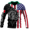 Mexico- US 3D All Over Printed Shirts For Men and Women-Apparel-TA-Hoodie-S-Vibe Cosy™