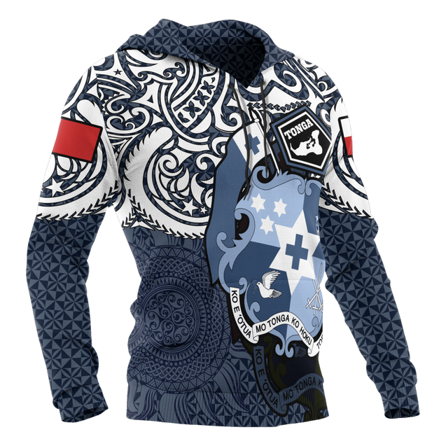 Tonga in My Heart Polynesian Tattoo Style 3D Printed Shirts TT0028-Apparel-TT-Hoodie-S-Vibe Cosy™
