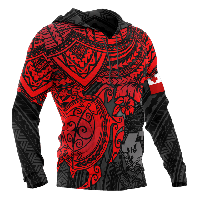 Tonga in My Heart Polynesian Tattoo Style 3D Printed Shirts TT0025-Apparel-TT-Hoodie-S-Vibe Cosy™