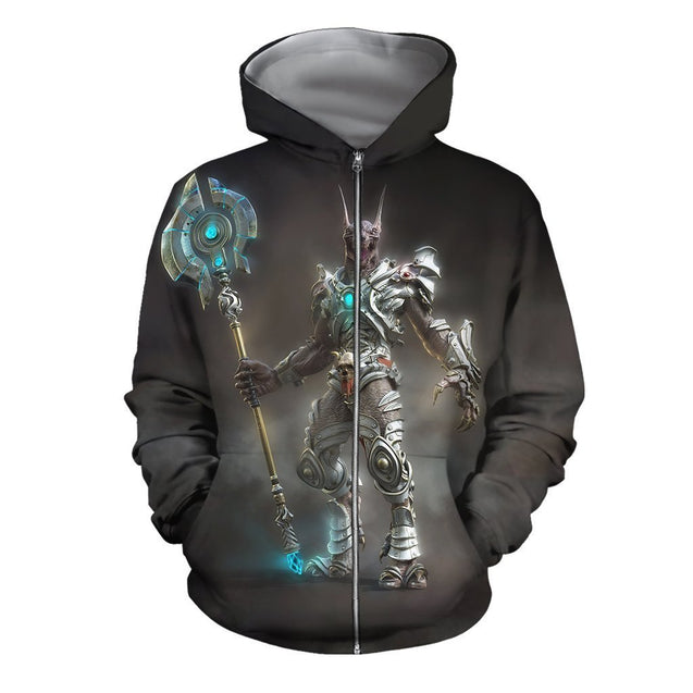 3D All Over Print Egypt God Hoodie-Apparel-Khanh Arts-Zipped Hoodie-S-Vibe Cosy™