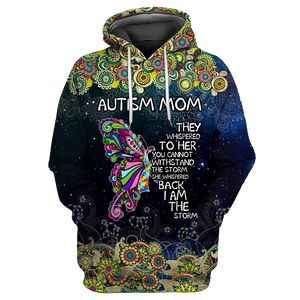 Autism Mom-Butterfly 3D All Over Print Shirts DQB08142002