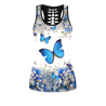 Beautiful Butterfly Combo Tank + Legging QB05192006S-Apparel-TA-S-S-Vibe Cosy™