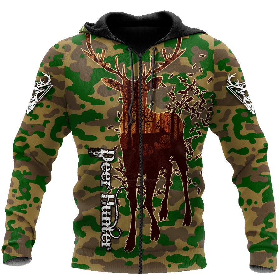 3D Unisex Hoodie Deer Hunting