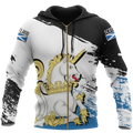 Scotland Royal Unicorn Pullover Hoodie-Apparel-HD09-Zip Hoodie-S-Vibe Cosy™