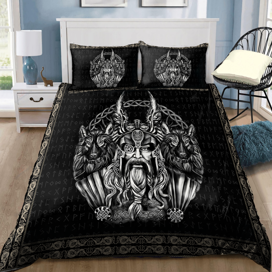 Viking Odin And His Wolves Bedding Set DA22092020-MEI