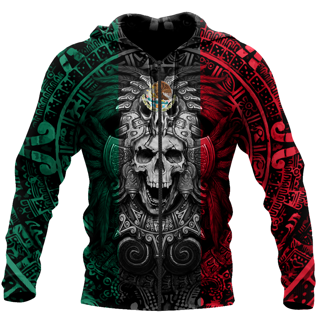 Mexican Aztec Warrior 3D All Over Printed Shirts For Men and Women QB07012004