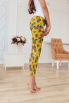 3D All Over Printing Butterfly Garden And Sunflowers Legging-Apparel-Phaethon-Legging-XS-Vibe Cosy™