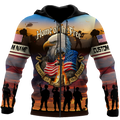 US Veteran Home Of The Free 3D All Over Printed Shirts DQB10132004