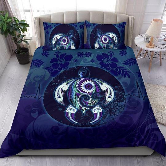 Maori turtle bedding set ocean heartbeat-Bedding-PL8386-Twin-Vibe Cosy™