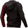 Maori Style Tattoo Pullover Hoodie - Red A7-Apparel-Khanh Arts-Hoodie-S-Vibe Cosy™