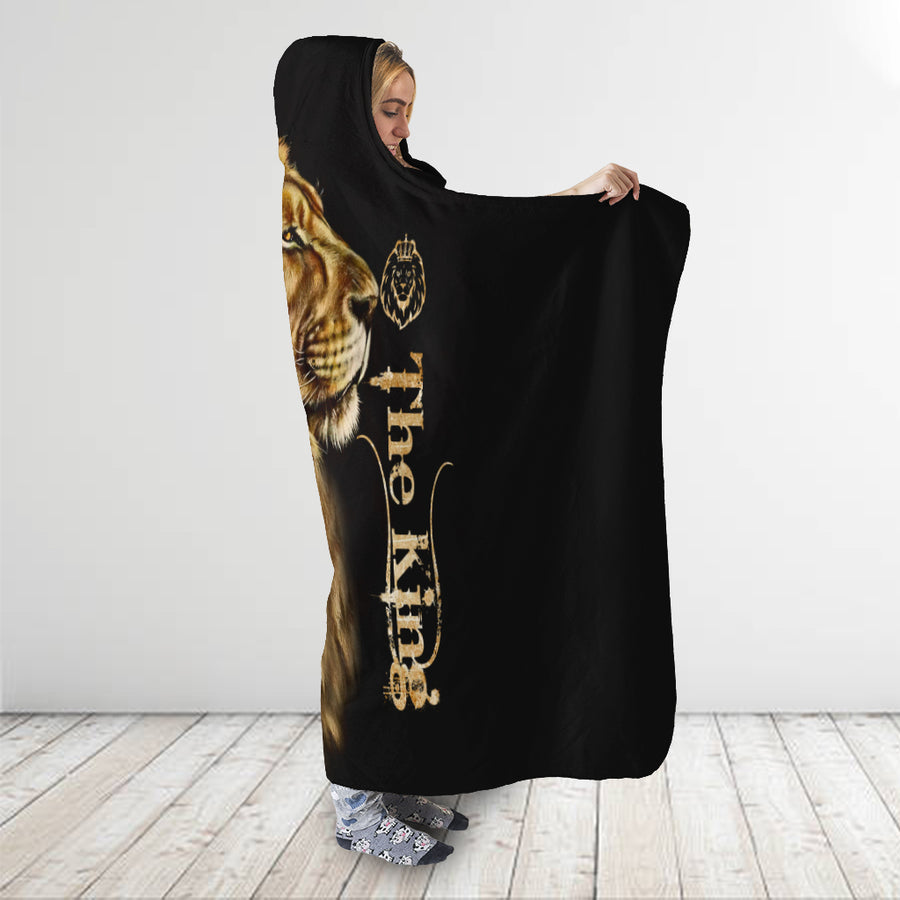 King Lion 3D All Over Printed Shirt Blanket