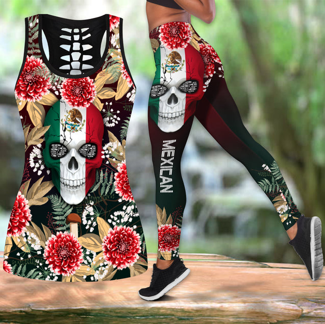 Mexico Lover Cool With Skulls Combo Outfit QB06182003-TQH-Apparel-TQH-S-S-Vibe Cosy™