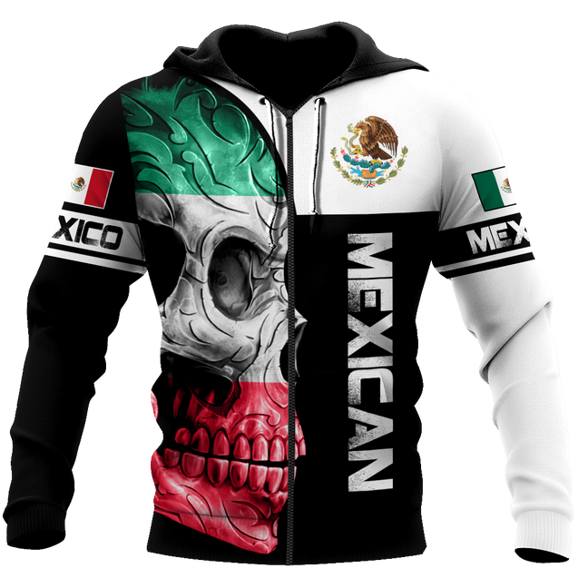 Mexican Skull 3D All Over Printed Unisex Shirts