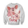 3D ALL OVER PRINTED TWO PIG SHIRTS AND SHORT PG2-Apparel-NNK-Sweat Shirt-S-Vibe Cosy™