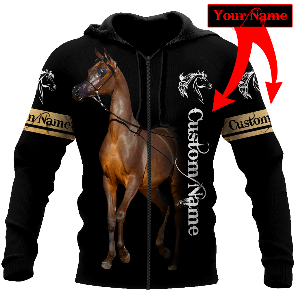 Arabian Horse Custom Name 3D All Over Printed Shirts DQB10072001