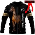 Arabian Horse Custom Name 3D All Over Printed Shirts DQB10072001
