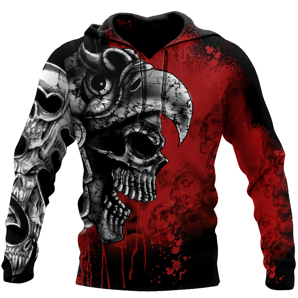 Love Skull 3D all over printed for man and women-Apparel-PL8386-Hoodie-S-Vibe Cosy™