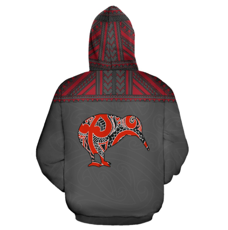 Pakeha All Over Hoodie - BN04-Apparel-Khanh Arts-Hoodie-S-Vibe Cosy™