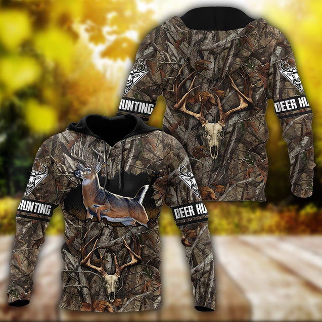 Awesome Deer Hunting 3D All Over Printed Shirts For Men LAM