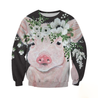 3D ALL OVER PRINTED BEAUTIFUL PIG SHIRTS AND SHORTS PG1-Apparel-NNK-Sweat Shirt-S-Vibe Cosy™