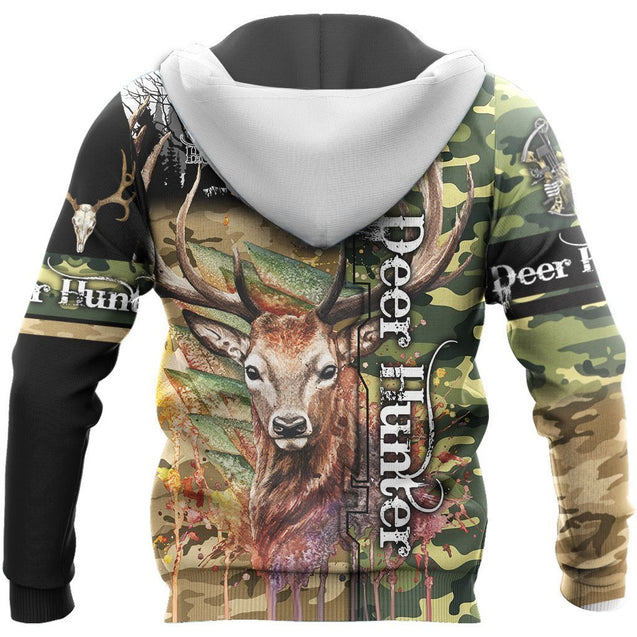 BEAUTIFUL HUNTING CAMO 3D ALL OVER PRINTED SHIRTS ANN231001-Apparel-PL8386-zip-up hoodie-S-Vibe Cosy™