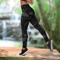 Black and White Turtle Combo Tank + Legging DA30092020