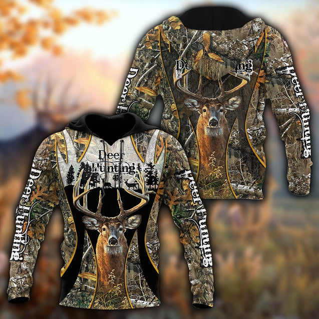 Deer Hunting 3D All Over Printed Shirts For Men LAM