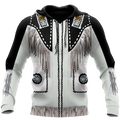 Native Cowboy Jacket No4 Cosplay 3D Over Printed Unisex Deluxe Hoodie ML